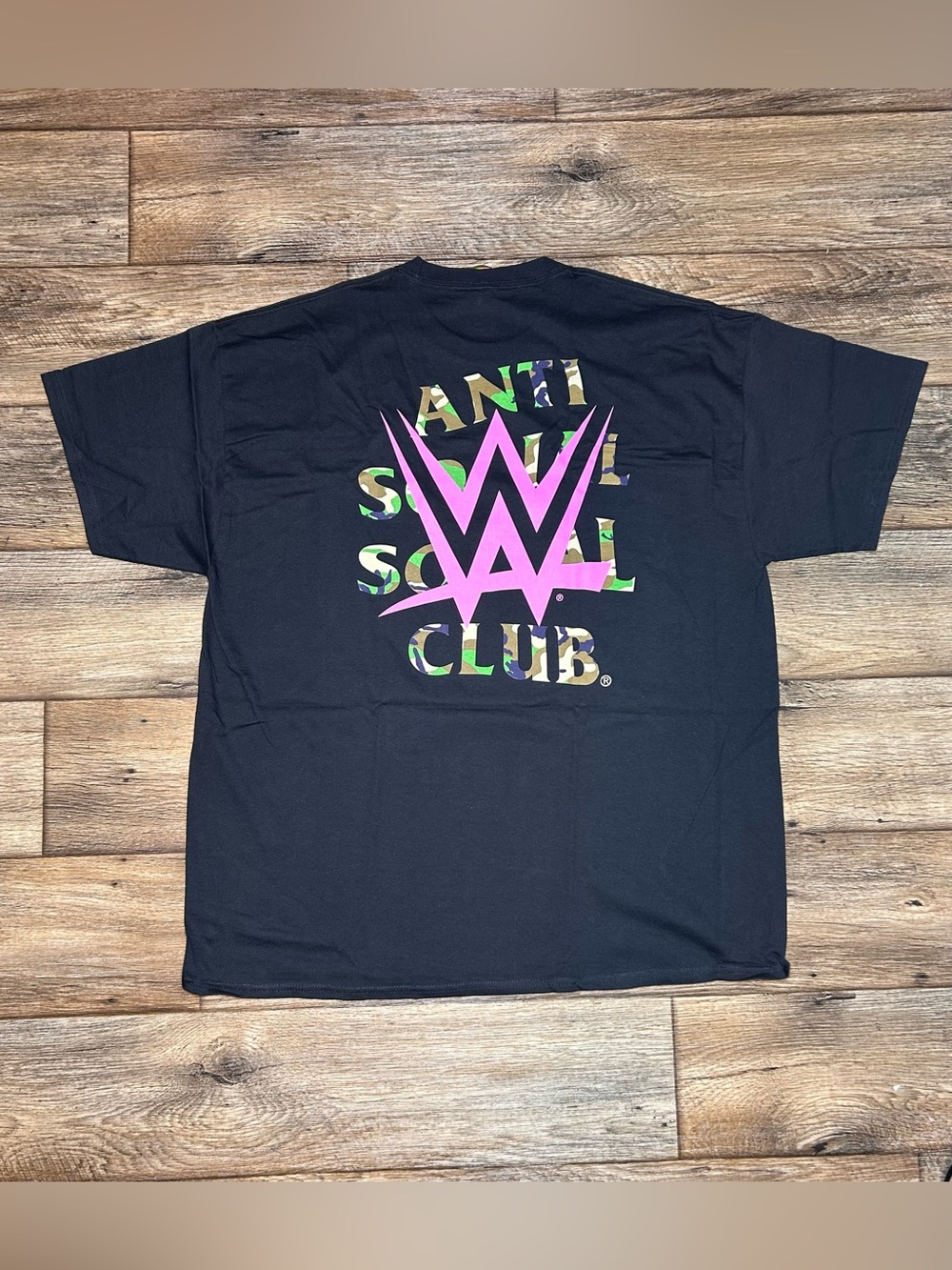 🤼Anti Social Social Club x WWE Lock Out Black Tee🔥🔥🔥 Size 2 XL NWT❗️